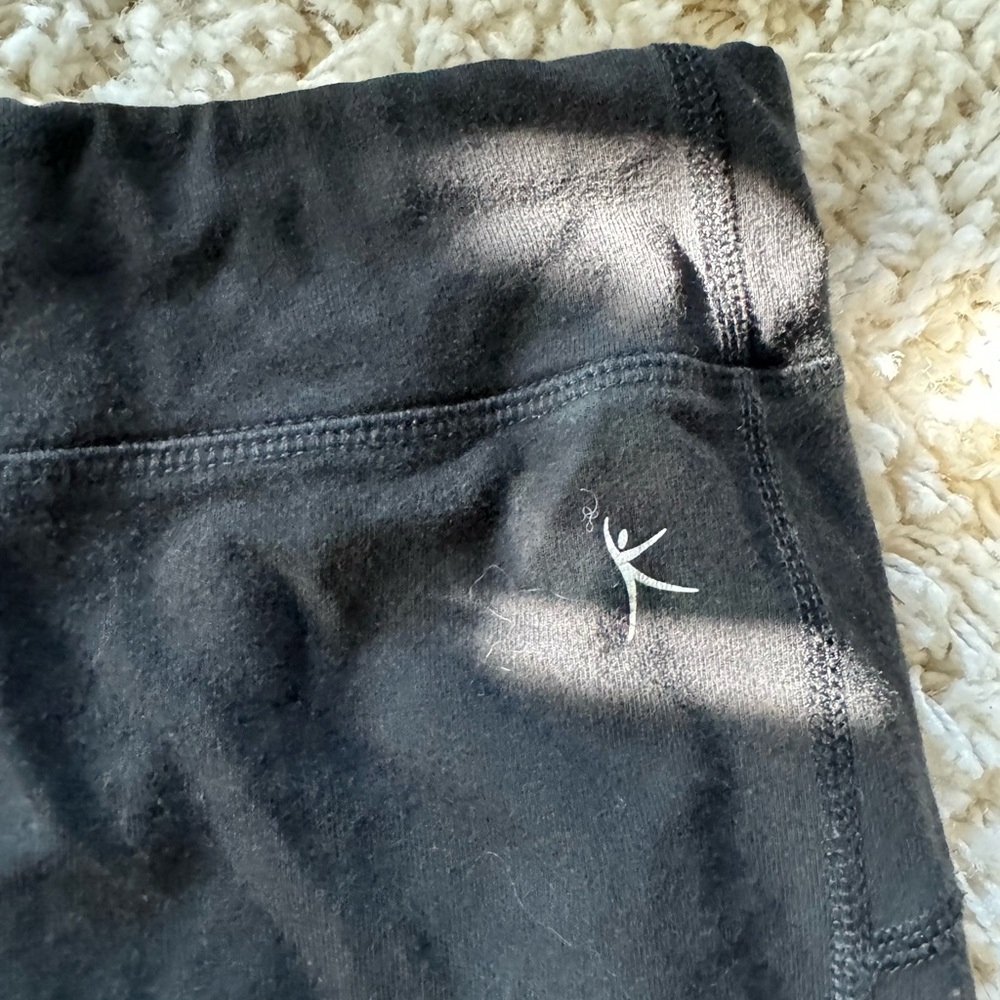 Danskin Fitted Thick Black Workout Exercise Gym, … - image 2